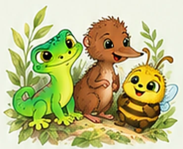 Paul, Marie und Bruno